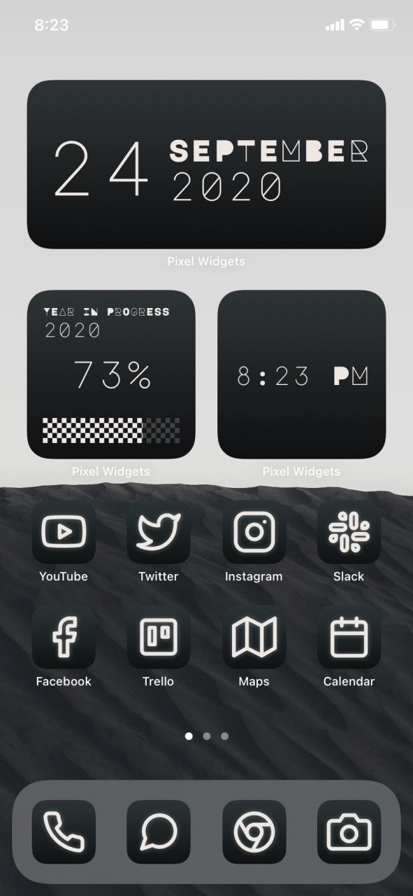 0x616a Pantalla de inicio de iOS 17