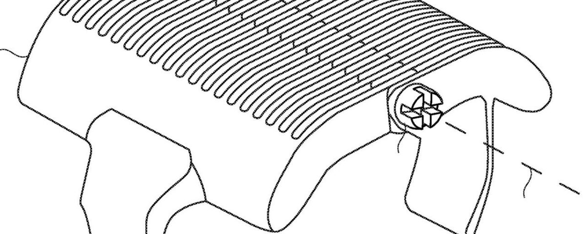 Dibujo de patente de iPhone plegable de Apple que muestra dedos alargados para bisagras de fricción más fuertes