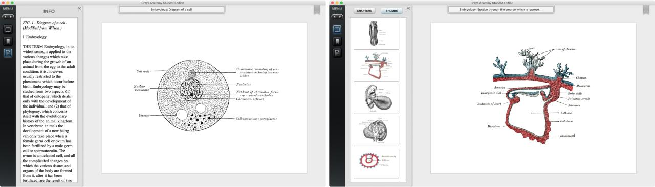 Aplicación para Mac de Greys Anatomy Student Edition