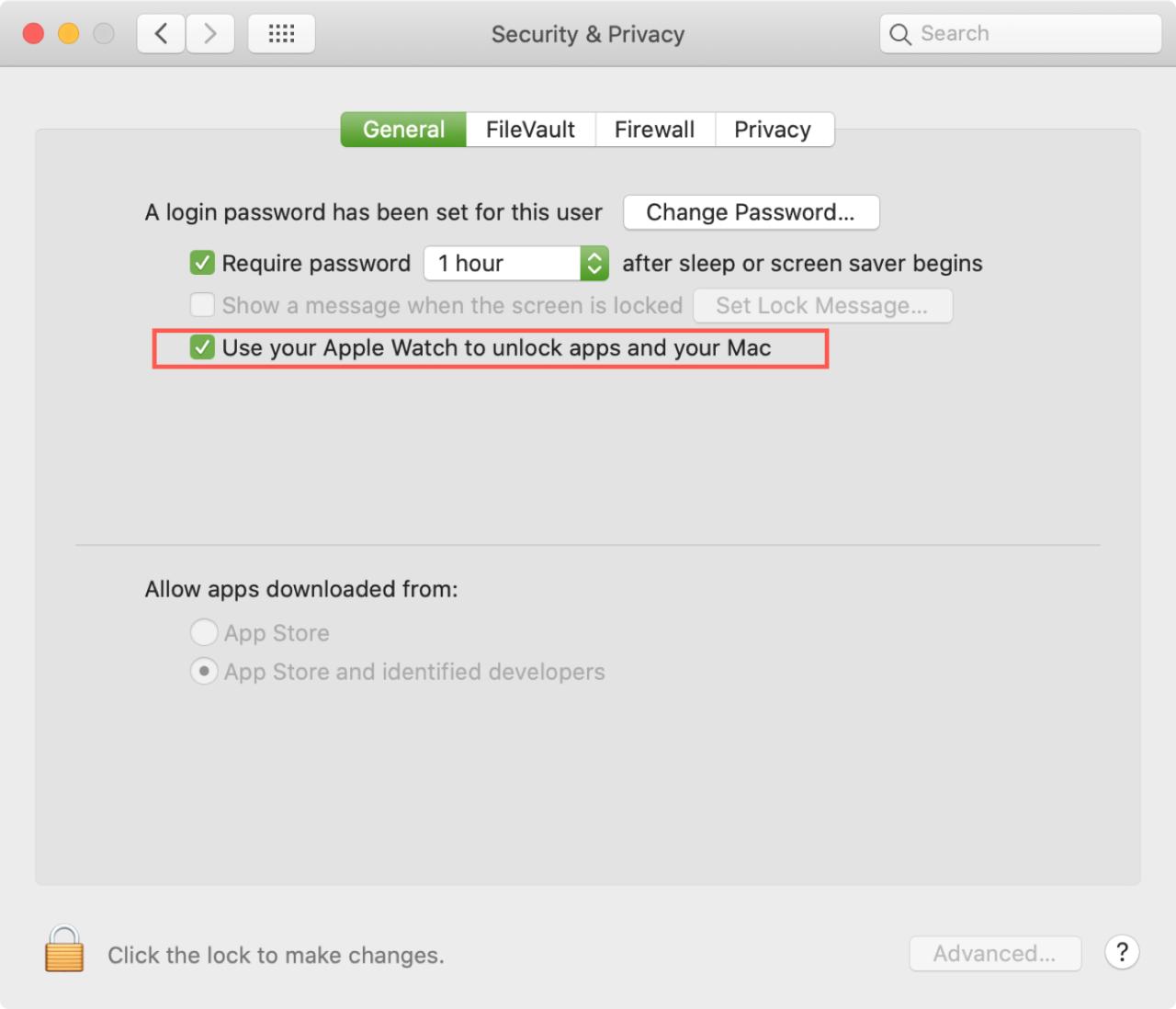 Desbloquear y aprobar con Apple Watch Mac