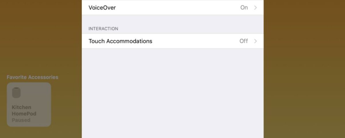 VoiceOver habilitado para HomePod en Mac