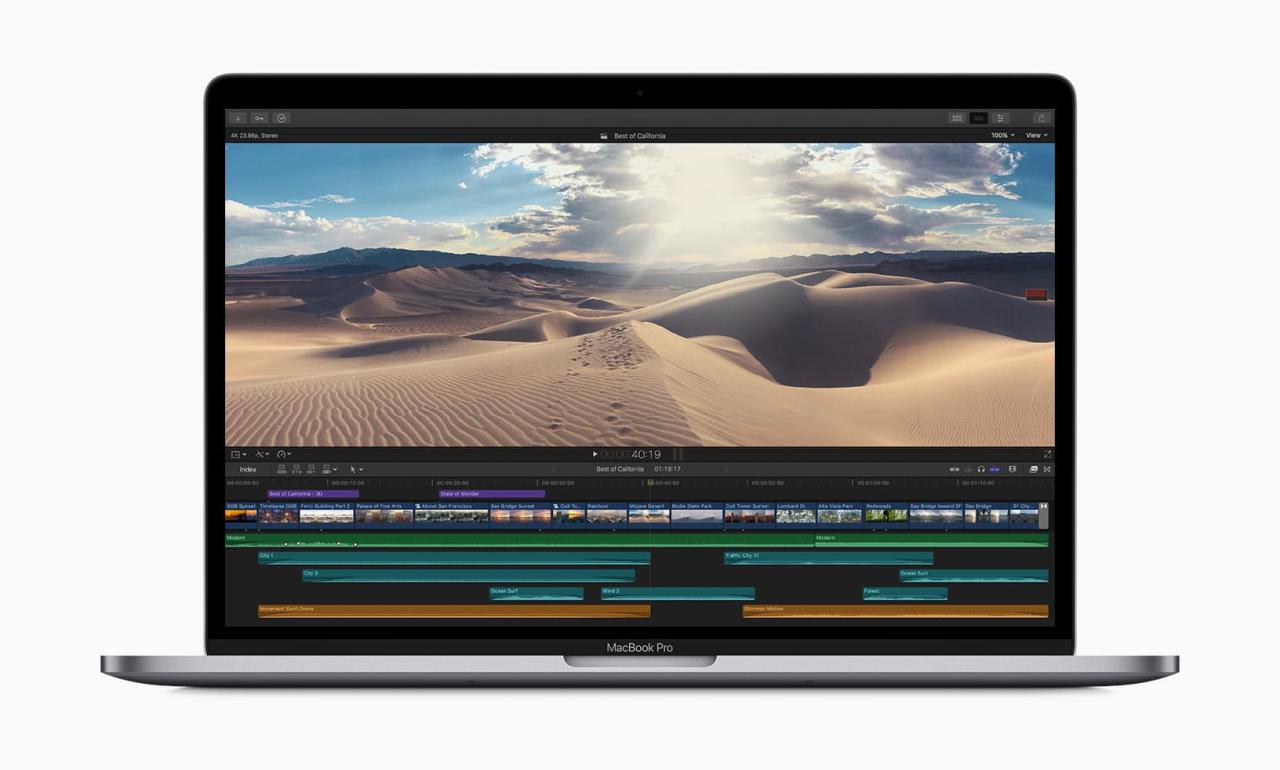 Apple actualiza el MacBook Pro de 15 pulgadas para 2019