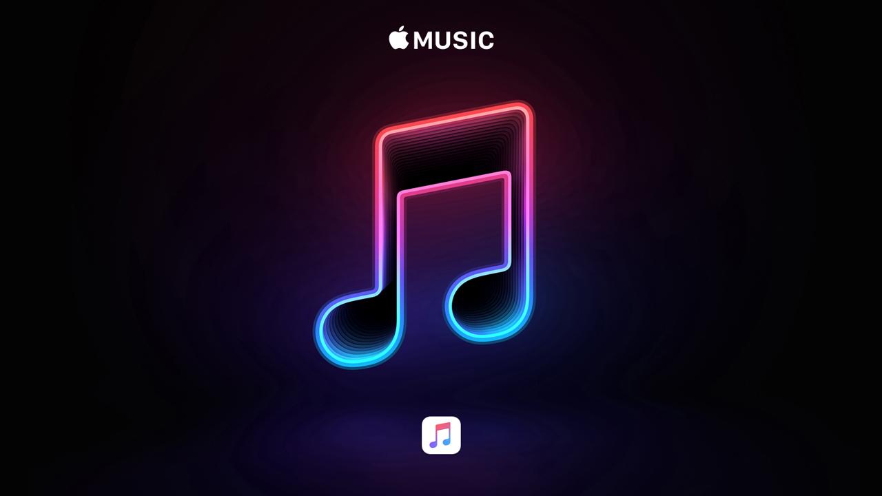Imagen de marketing de Apple para Apple Music