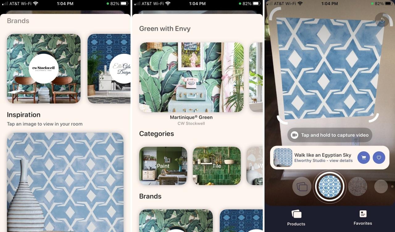 Primer AR Home Design en iPhone