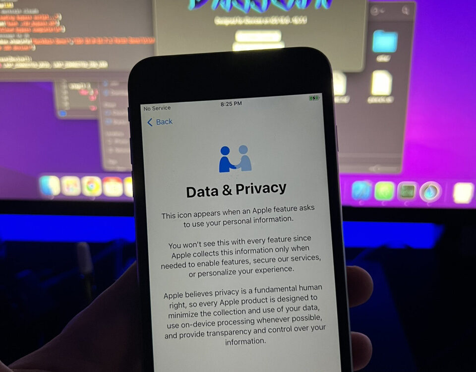 DarkRa1n solía omitir el bloqueo de activación de iCloud en el dispositivo checkm8 en iOS 17.