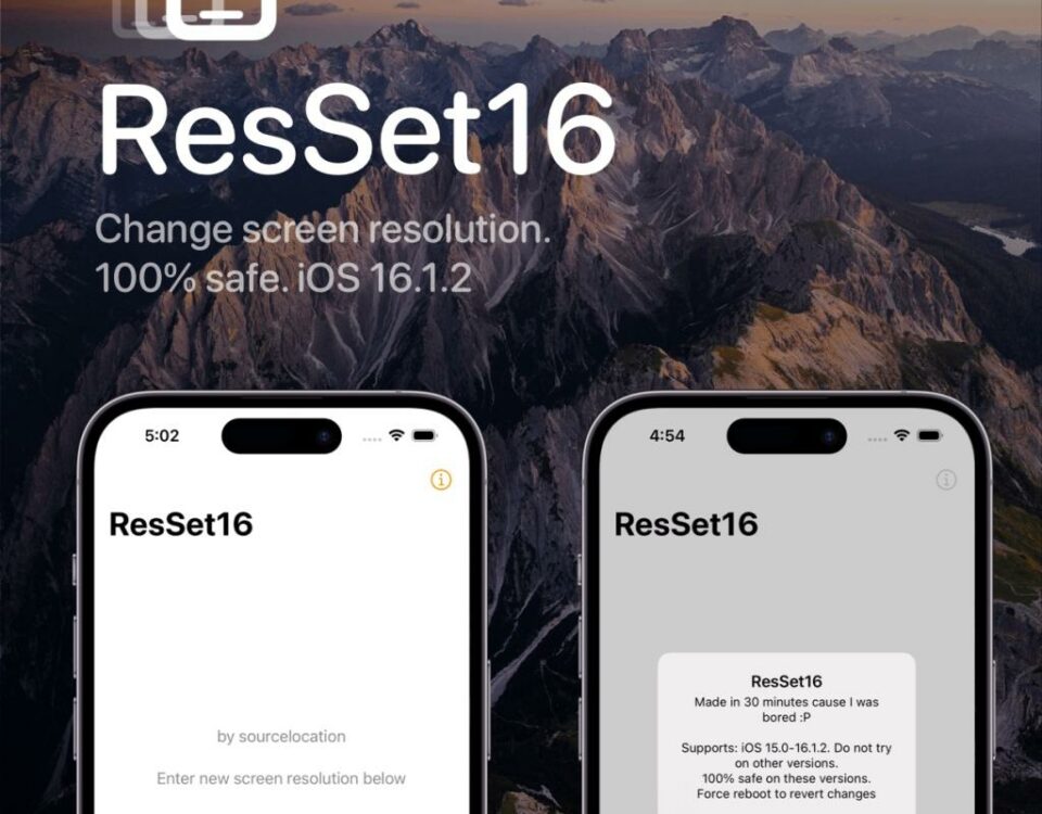 ResSet16 para MacDirtyCow.