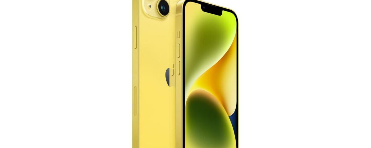 iPhone 14 y iPhone 14 Plus amarillos