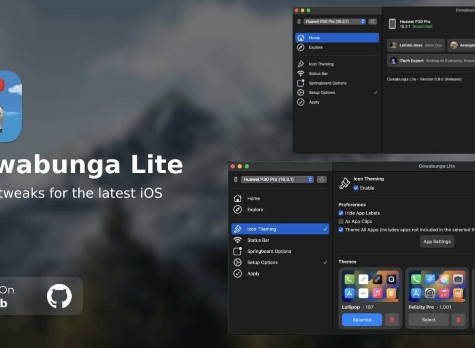 Cowabunga Lite lanzado oficialmente.