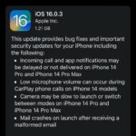Se lanzó la actualización del software iOS 17.0.3.