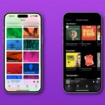 Exploración de subcategorías temáticas en Apple Podcasts para iPhone