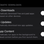 El nuevo cambio de contenido en la aplicación en la configuración de la tienda de aplicaciones en iOS 17.1
