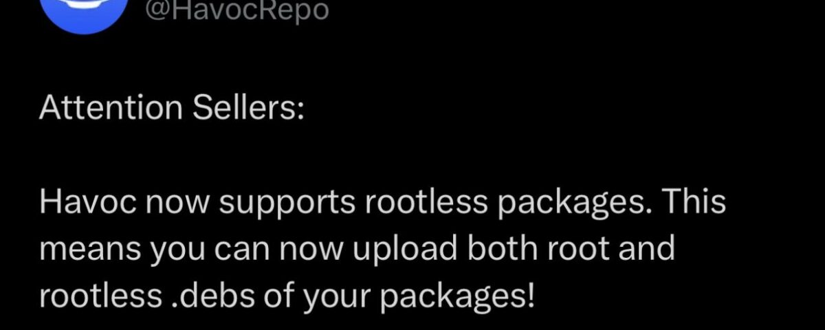 Havoc anuncia soporte para paquetes sin raíz.